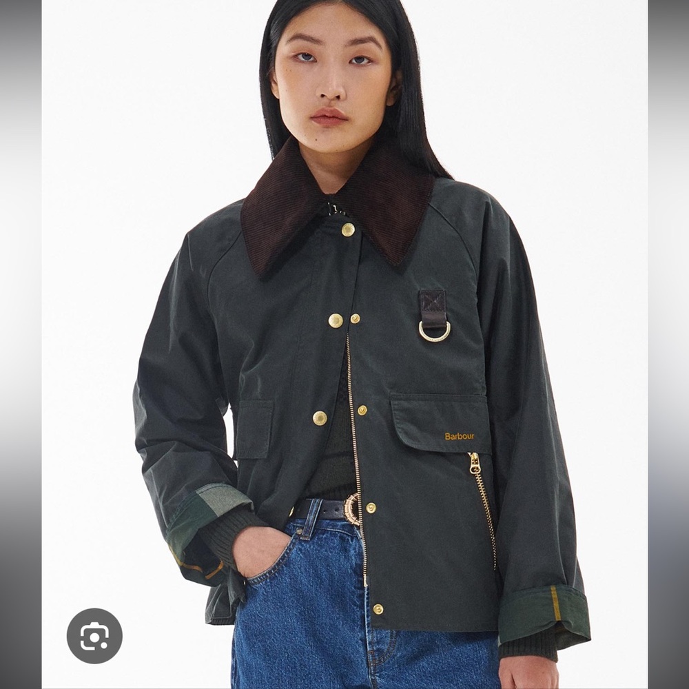 BARBOUR - US 14
Catton Wax Jacket In Black Sage Tartan